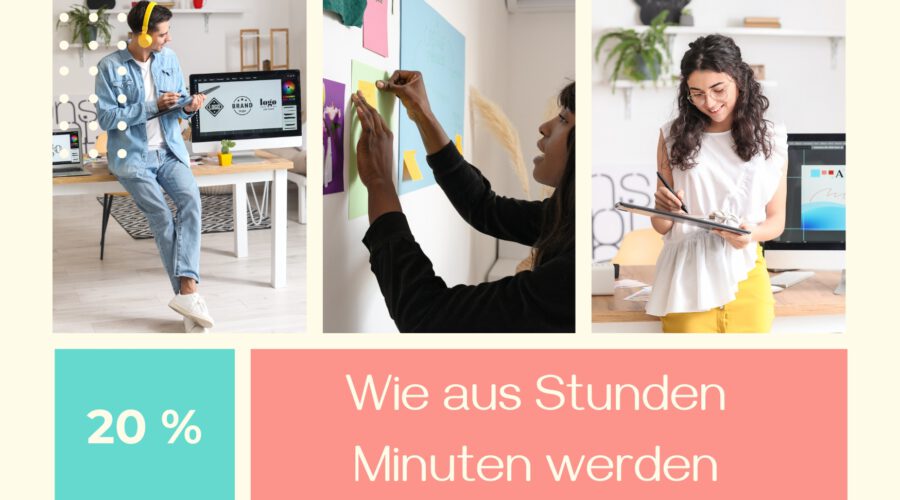Person arbeitet am Laptop mit Canva: Templates, Icons und Bilder für Freebies, Kursunterlagen und Content-Serien – zeigt, wie Canva nutzen Zeit spart und kreative Arbeit erleichtert.