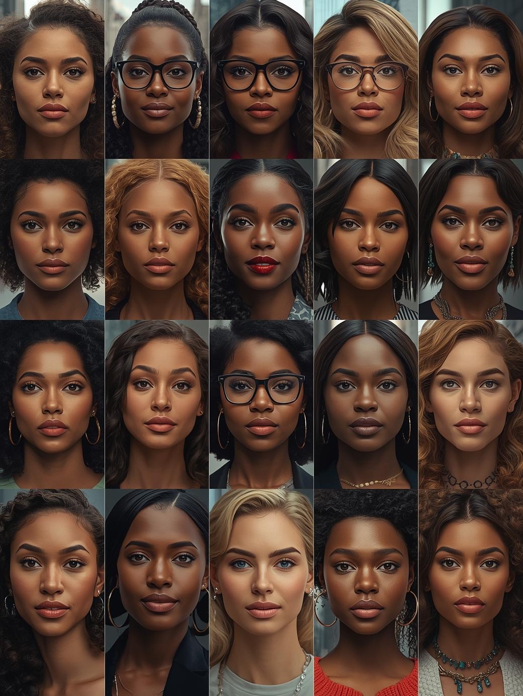 Portraits von 24 starken Frauen