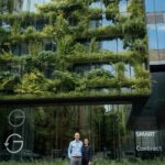 Couple in Front of a green house