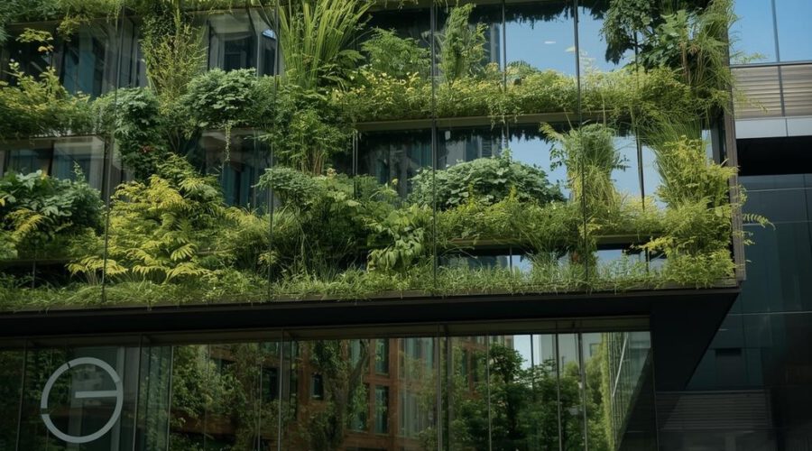 Couple in Front of a green house