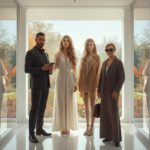 4 People in Front of a window